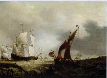 Seascape, boats, ships and warships. 29, unknow artist